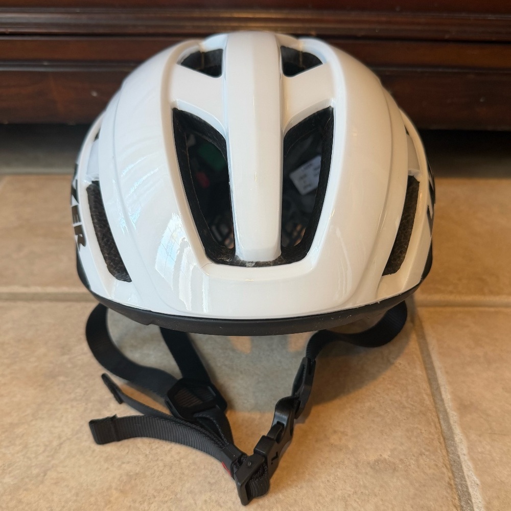 LAZER Strada KinetiCore Cycling Helmet - White - Lightly Used, Well-Priced!